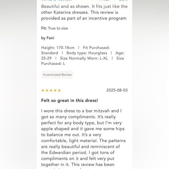 🍀SOLD🍀 Anthropologie NWT The Katerina Button-Front Dress size M. - Picture 13 of 16